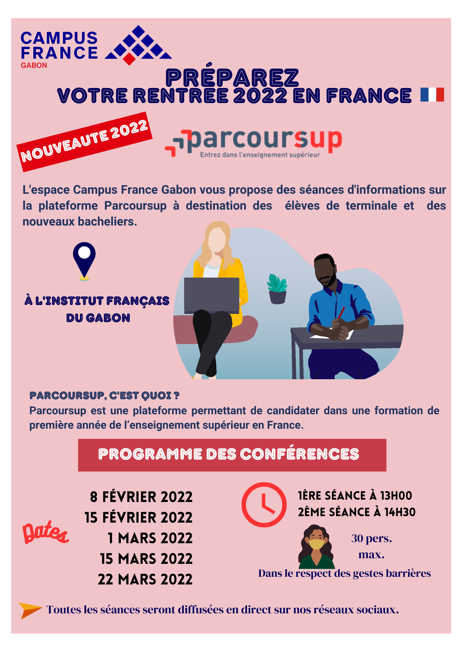 Campagne d'information inscription 2022/2023  Campus France